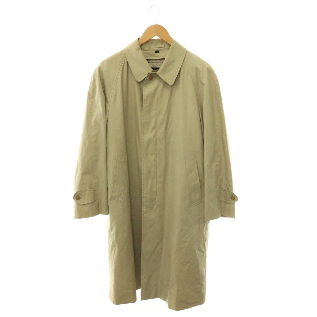 サンヨーコート SANYO COAT ライナー付き ステンカラーコート スプリングコート ロング S ベージュ /HS ■OS