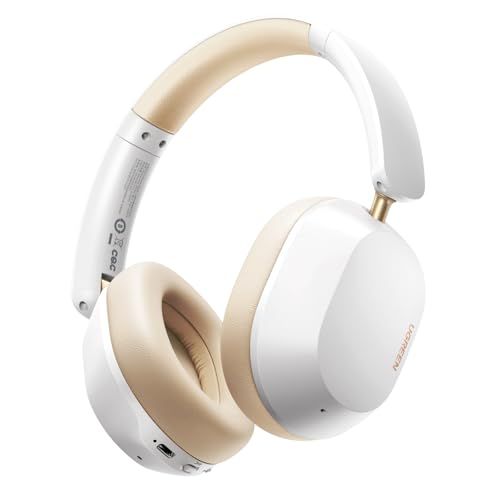 UGREEN HiTune Max5c ヘッドホン Bluetooth ワイヤレスヘッドホン ウルトラノイズキャンセリング 【LDAC ハイレゾ音質】 Bluetooth5.4 有線/無線 最長75時間音楽再生 マルチポイント対応 外音取り込み 風ノイズ低減マ