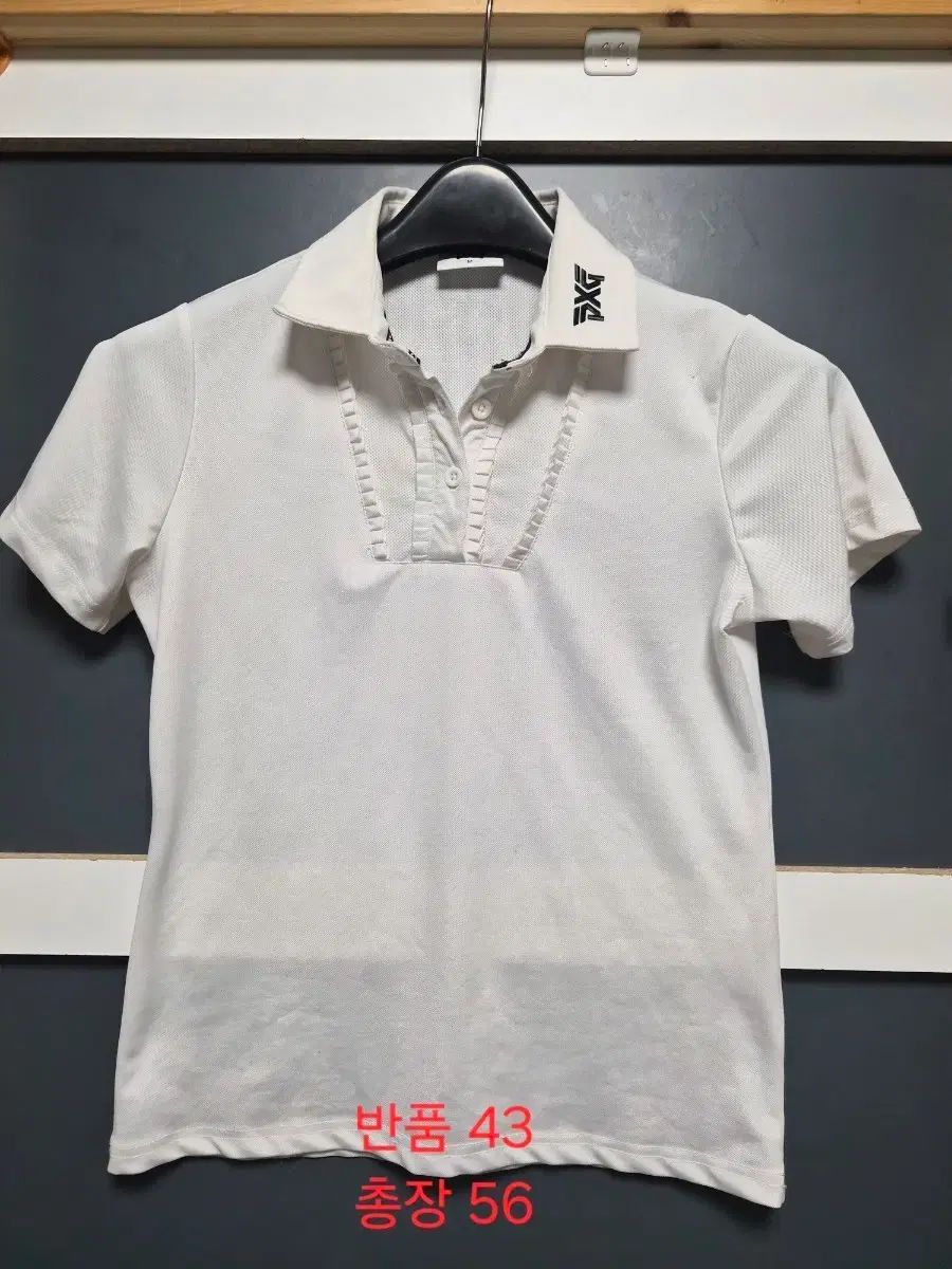 PXG ゴルフウェア 半袖 カラーTシャツ 白