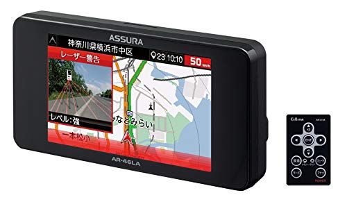 セルスター レーザー式オービス対応レーダー探知機 AR-46LA 日本製3年保証 ワンボディ GPSデータ更新無料 OBDII対応 フルマップ 災害通報表示 CELLSTARkoe