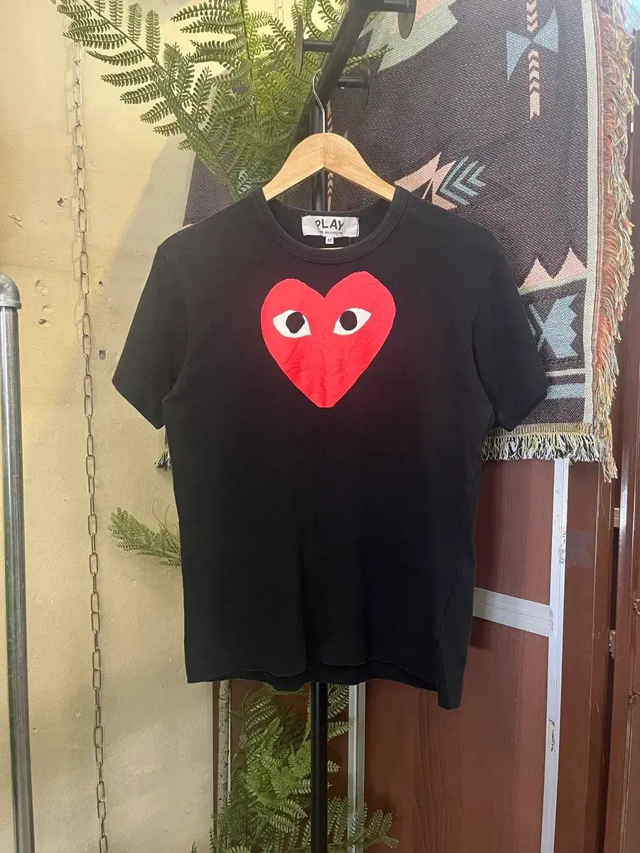 コム・デ・ギャルソン レッド ハート 半袖Tシャツ #csz955