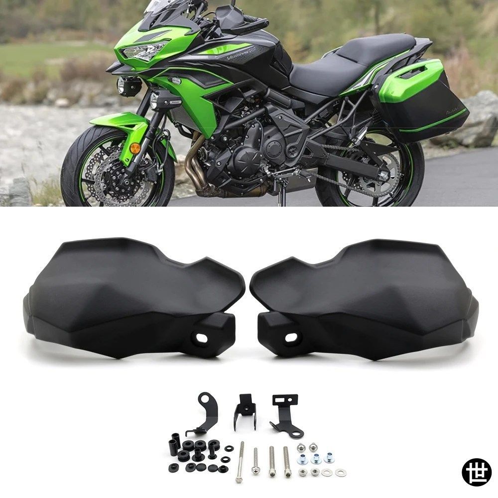 カワサキ VERSYS 650 KLE650 2022-2024 用バイク ウィンドハンドガードハンドルバーハンドガードハンドルバーシールドプロテクターアクセサ