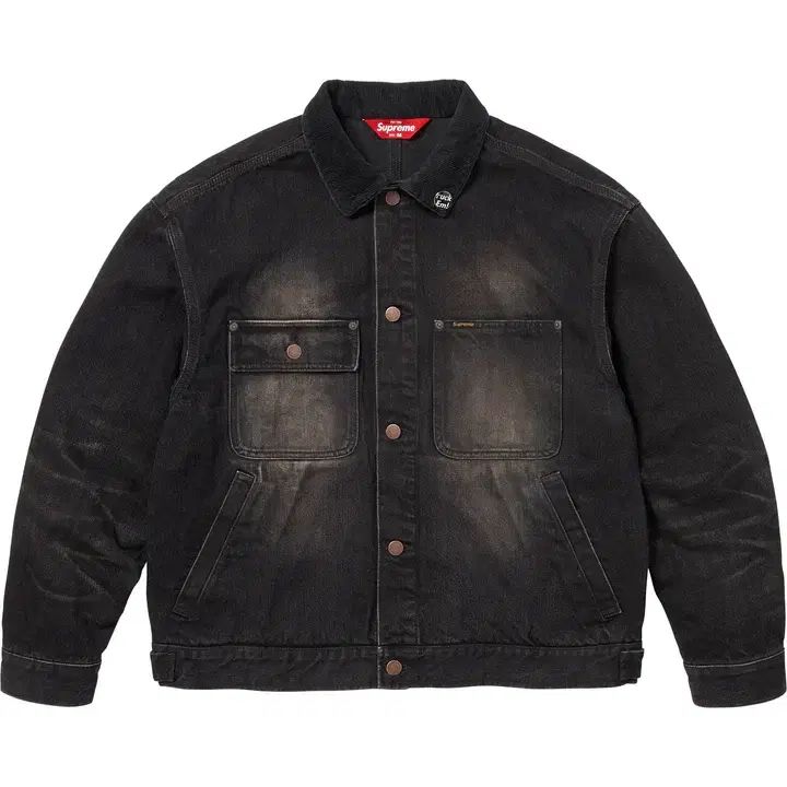 正規品 Supreme シュプリーム ディストレスト セルビッジ トラッカー 