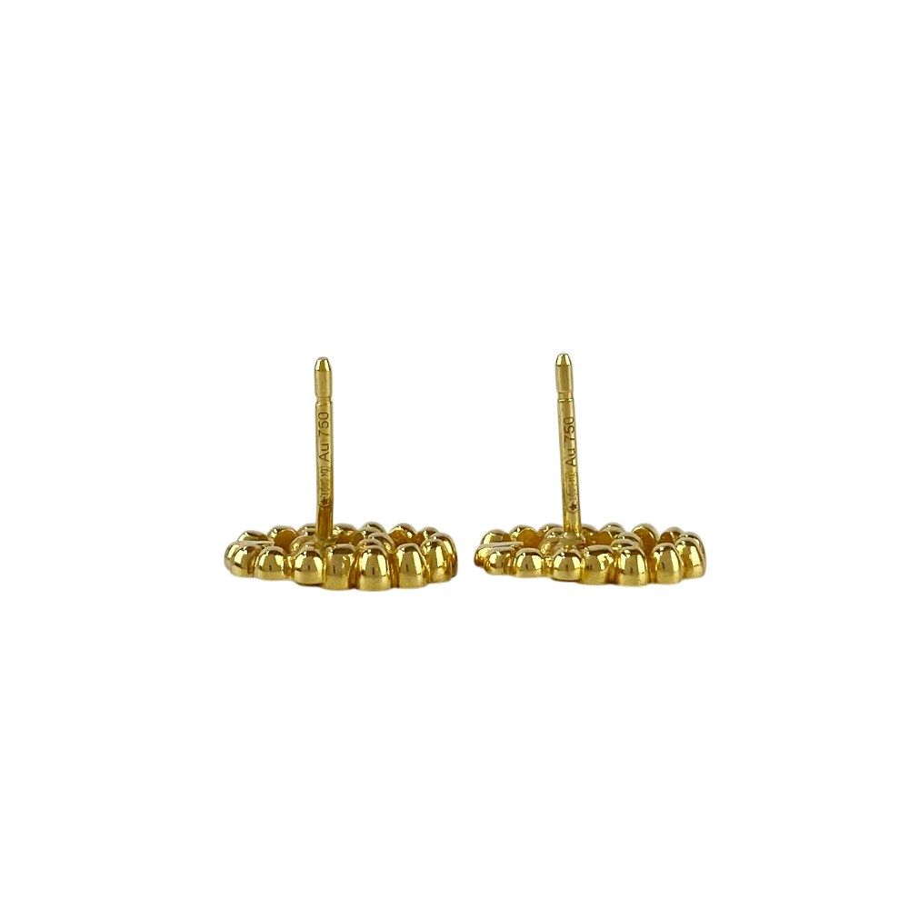 グッチ □美品□ インターロッキング G ピアス アクセサリー イエロー