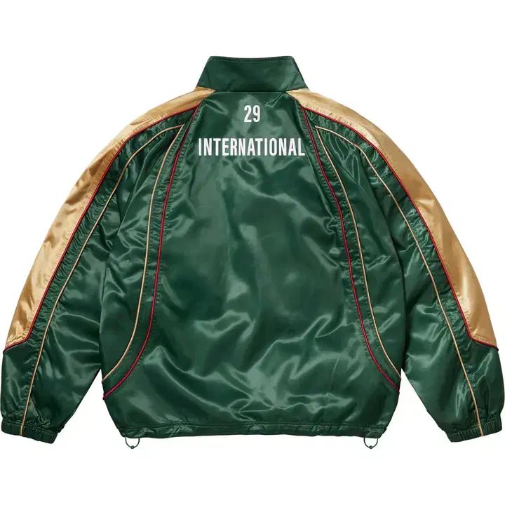 正規品 Supreme サテン パイピング プルオーバー L XL 2XL グリーン 