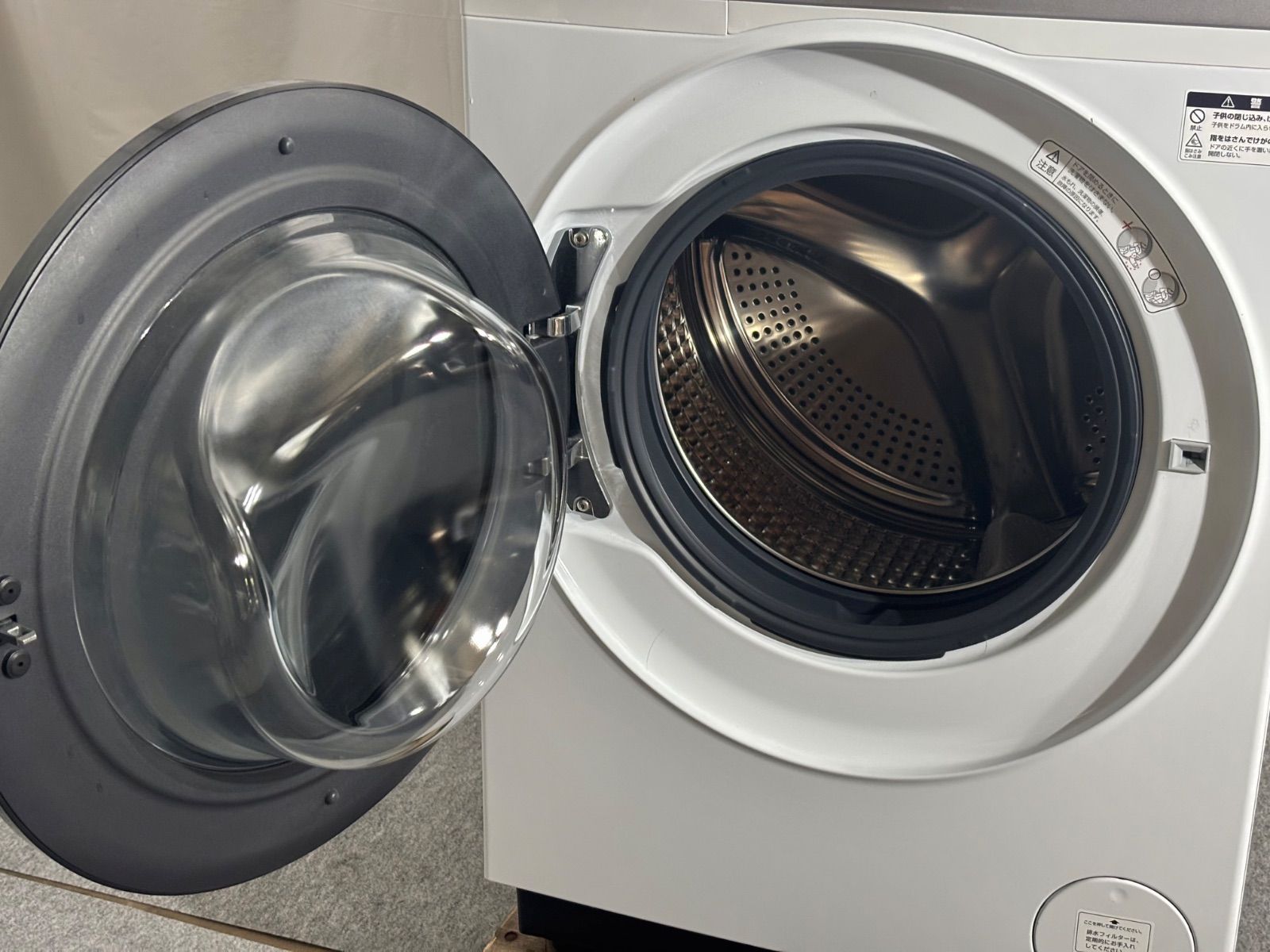 AQUA AQW-D10P まっ直ぐドラム ドラム式洗濯乾燥機 10kg 2024年製 自動