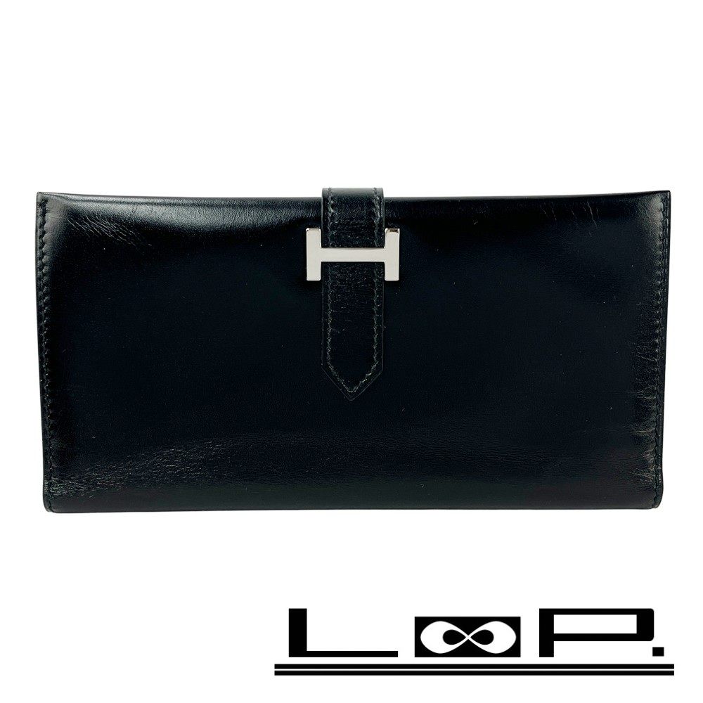 エルメス □中古□ ベアン クラシック 長財布 二つ折り ウォレット