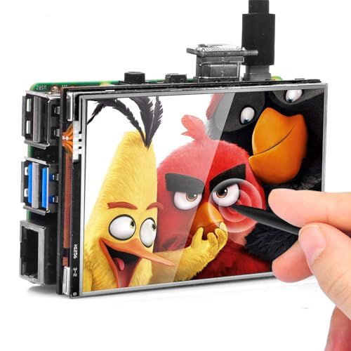 ☆新品☆OSOYOO HDMI 3.5インチLCDディスプレイ モニター タッチスクリーン Raspberry Pi 4 8GB 4GB 2GB 3 2 Model B に対応 (3.5\