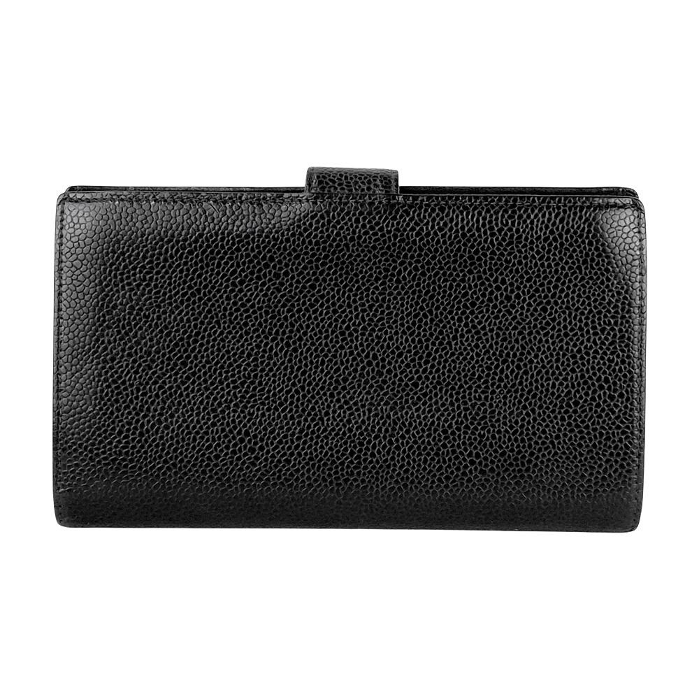 シャネル □中古□ 二つ折り 長財布 ウォレット ココマーク キャビア