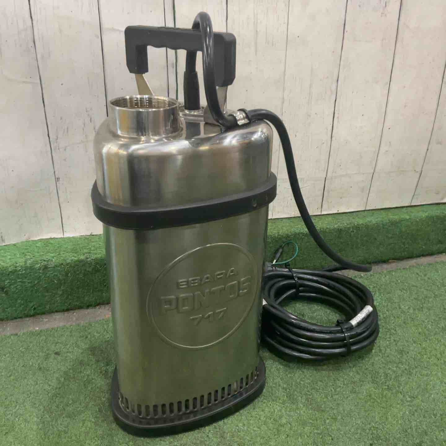 【美品】◇エバラ(EBARA) 水中ポンプ P717-5.4S 50Hz 動作確認済【川口店】