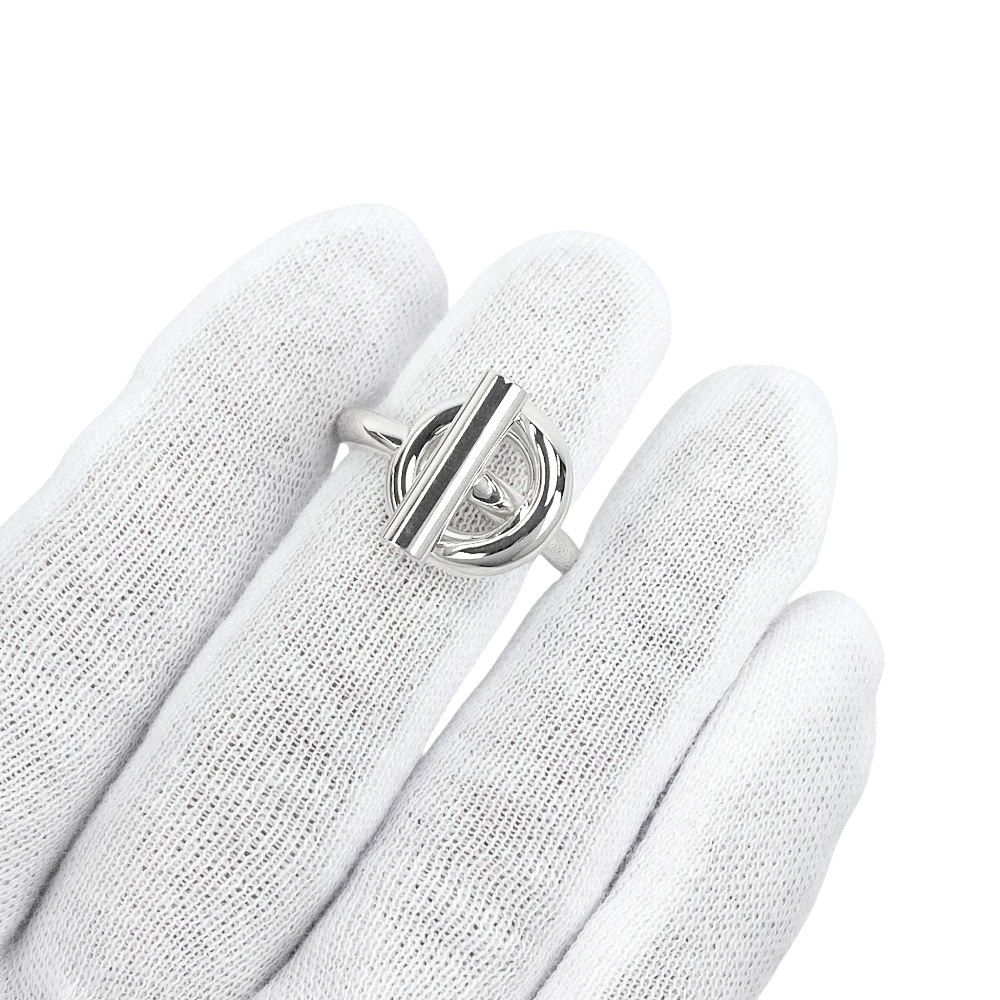 エルメス □新同□ エシャペ MM リング 指輪 アクセサリー SV925 