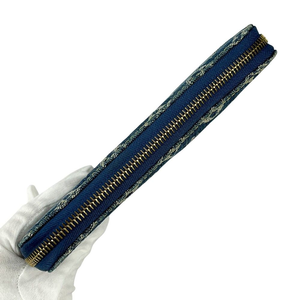 ルイヴィトン □中古□ ジッピー ウォレット 長財布 モノグラム デニム