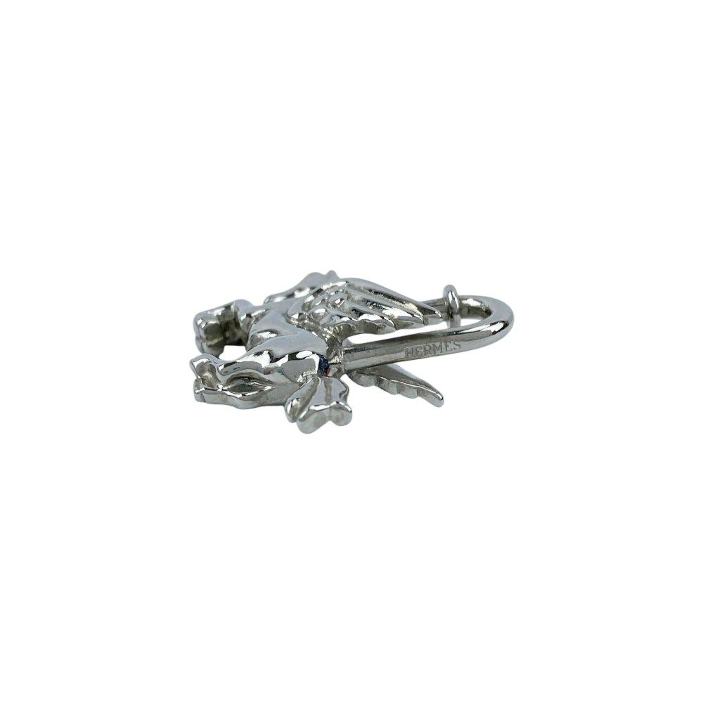 エルメス □美品□ ペガサス カデナ バッグ チャーム キーホルダー SS
