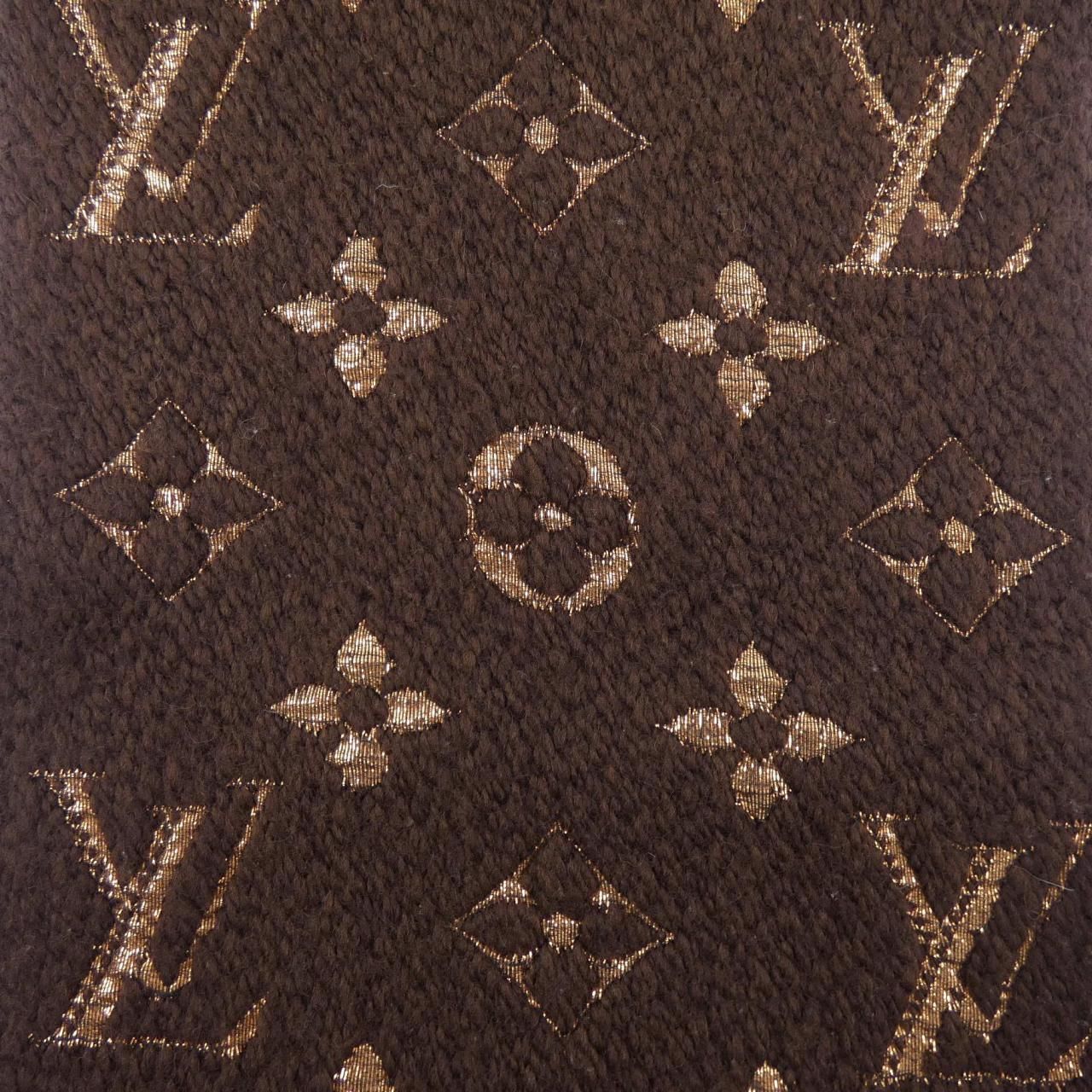美品 ルイヴィトン エシャルプ ロゴマニア マフラー シャイン M71383 ルイヴィトン LOUIS VUITTON エシャルプ ロゴマニア シャイン M71383