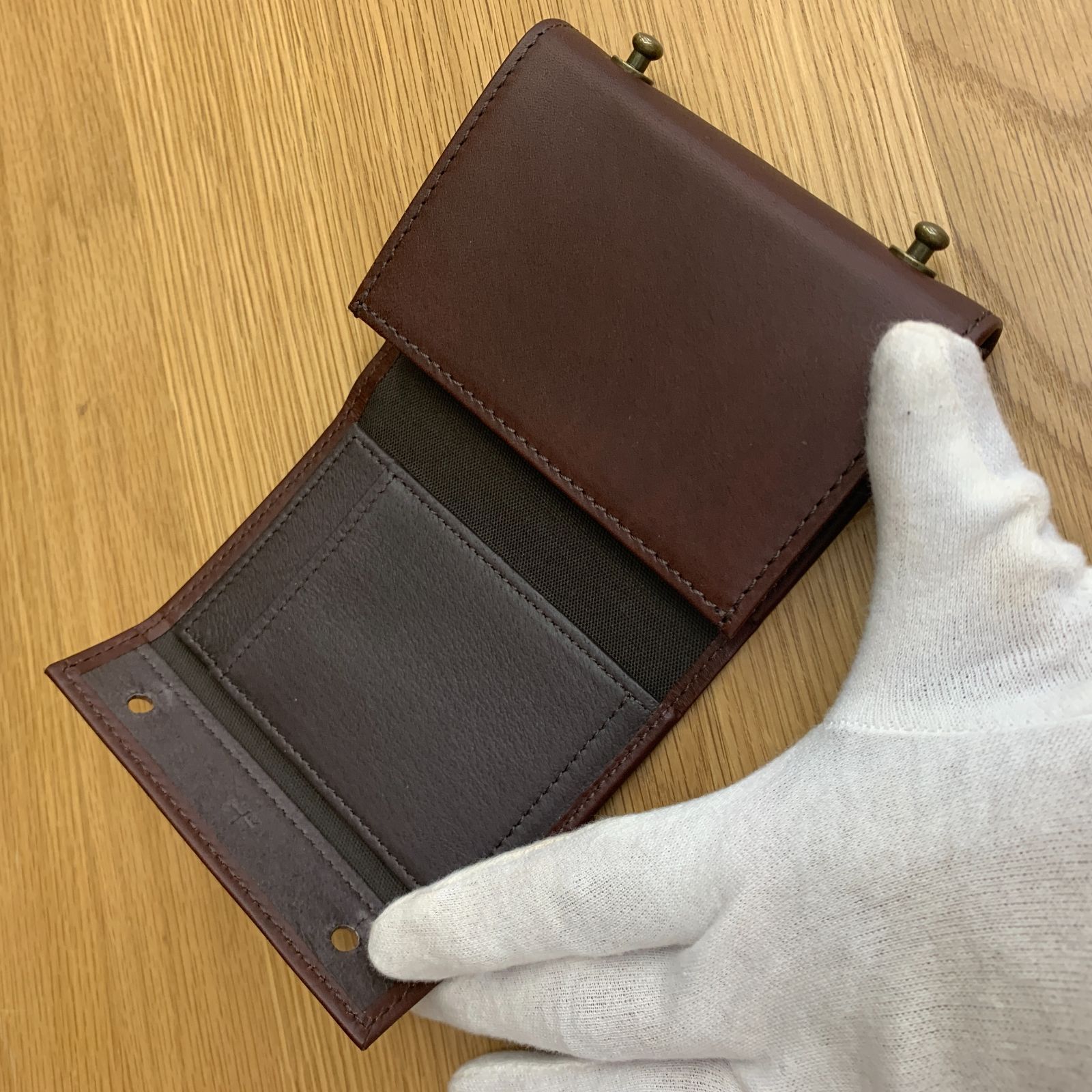 展示未使用】エムピウ ミッレフォッリエⅡ P25 タバコ ブラウン m+ 箱