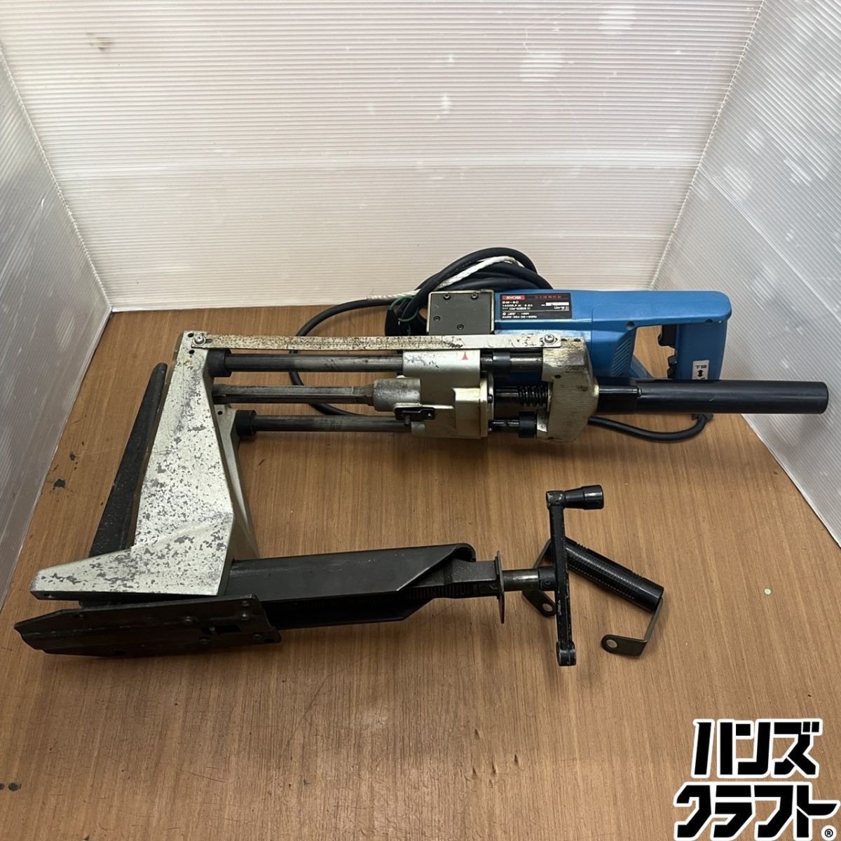 ▽【中古現状品】リョービ DM-6C コミ栓角のみ カクノミ 木工機 100V 50～60Hz ※ネジ欠品【山口下関店】