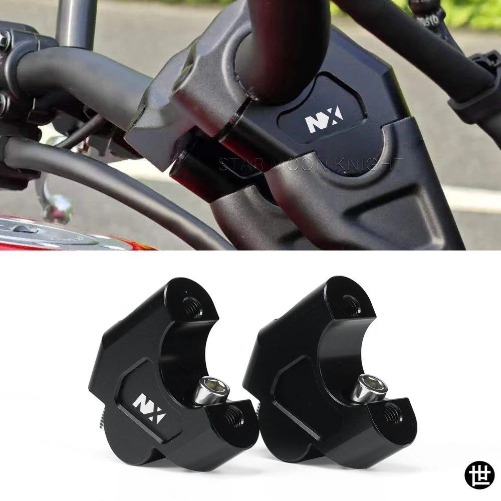 ホンダ NX400 NX500 2023 2024 NX 400 500 ハンドルバーライザークランプアダプター ハンドルバー高さ調整マウント オートバイアクセサリー