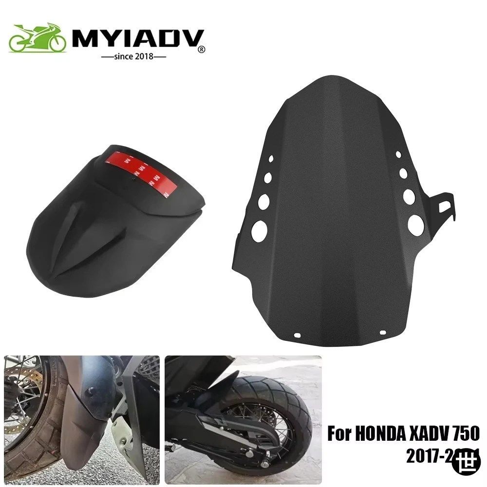 ホンダ X-ADV 750 XADV 750 2017-202 ADV オートバイリアマッドガードマウントホイールフロントマッドガードフェンダースプラッシュ