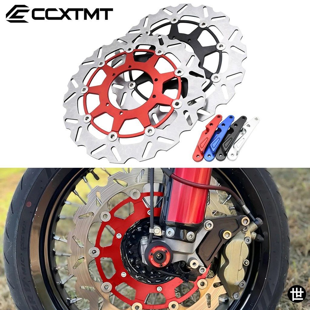 モトクロス用 320MM フロントフローティングブレーキディスクブレーキキャリパーブラケット ホンダ CR CRF 250R 450R 250X 450X 450RX 2002