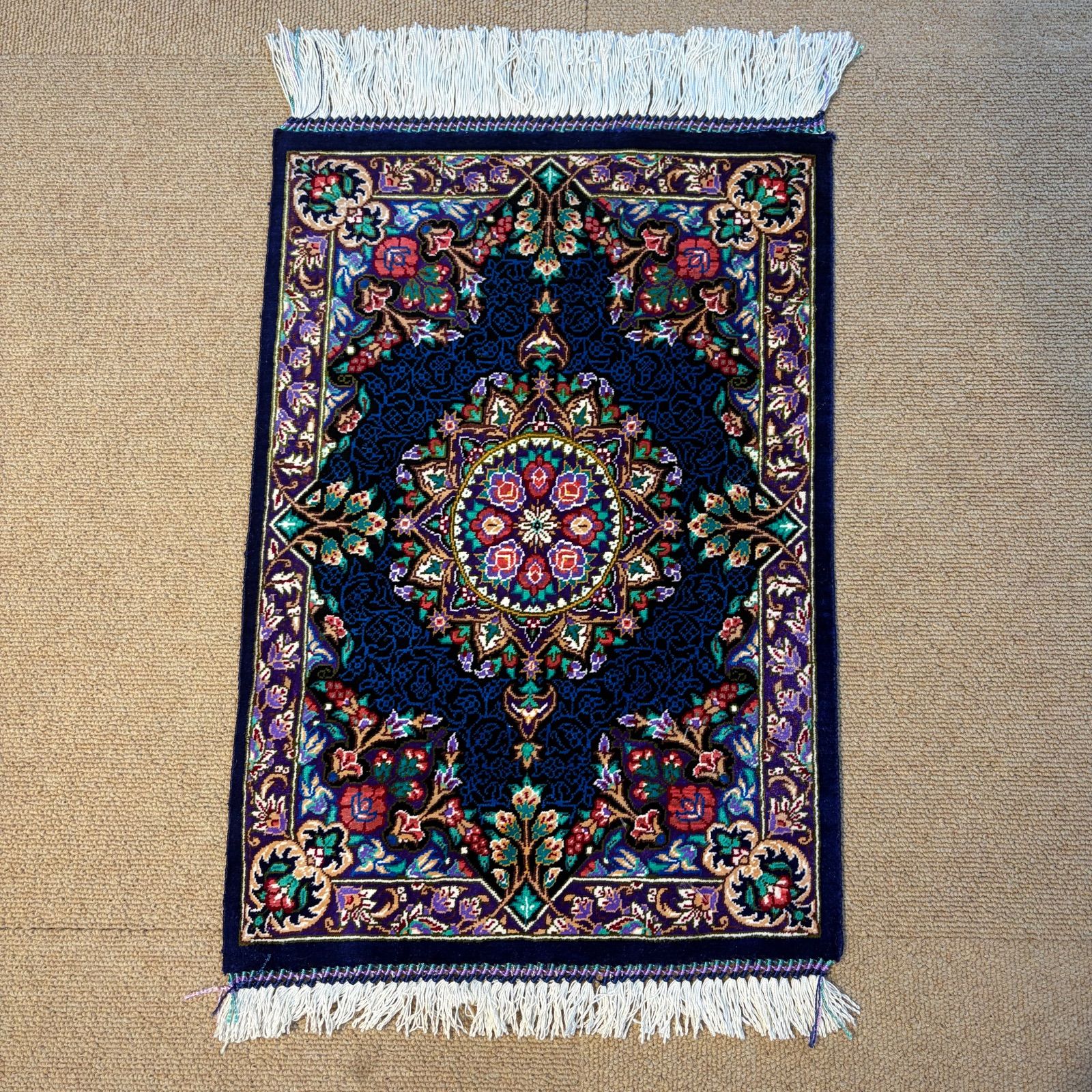 新品未使用 イラン産 タペストリー 新品最高級 MUSEO社タグ付き イラン