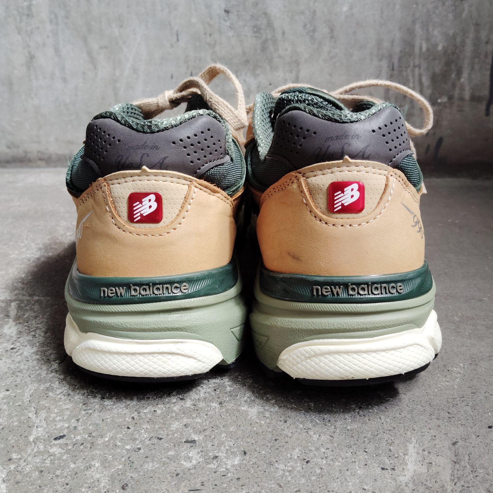 NEW BALANCE M990V3 WG3 Brown/Charcoal 26.5cm ニューバランス Teddy 