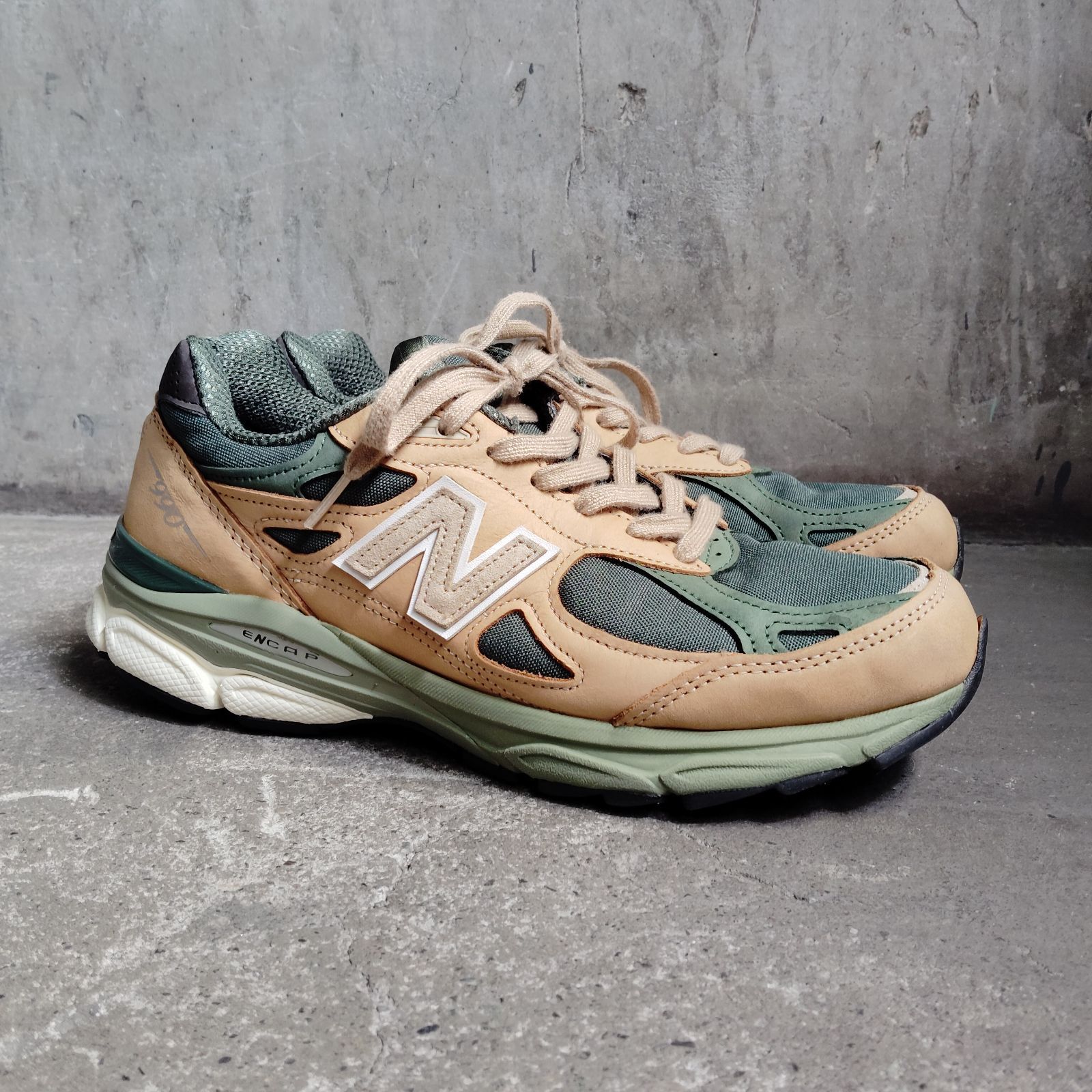 NEW BALANCE M990V3 WG3 Brown/Charcoal 26.5cm ニューバランス Teddy 
