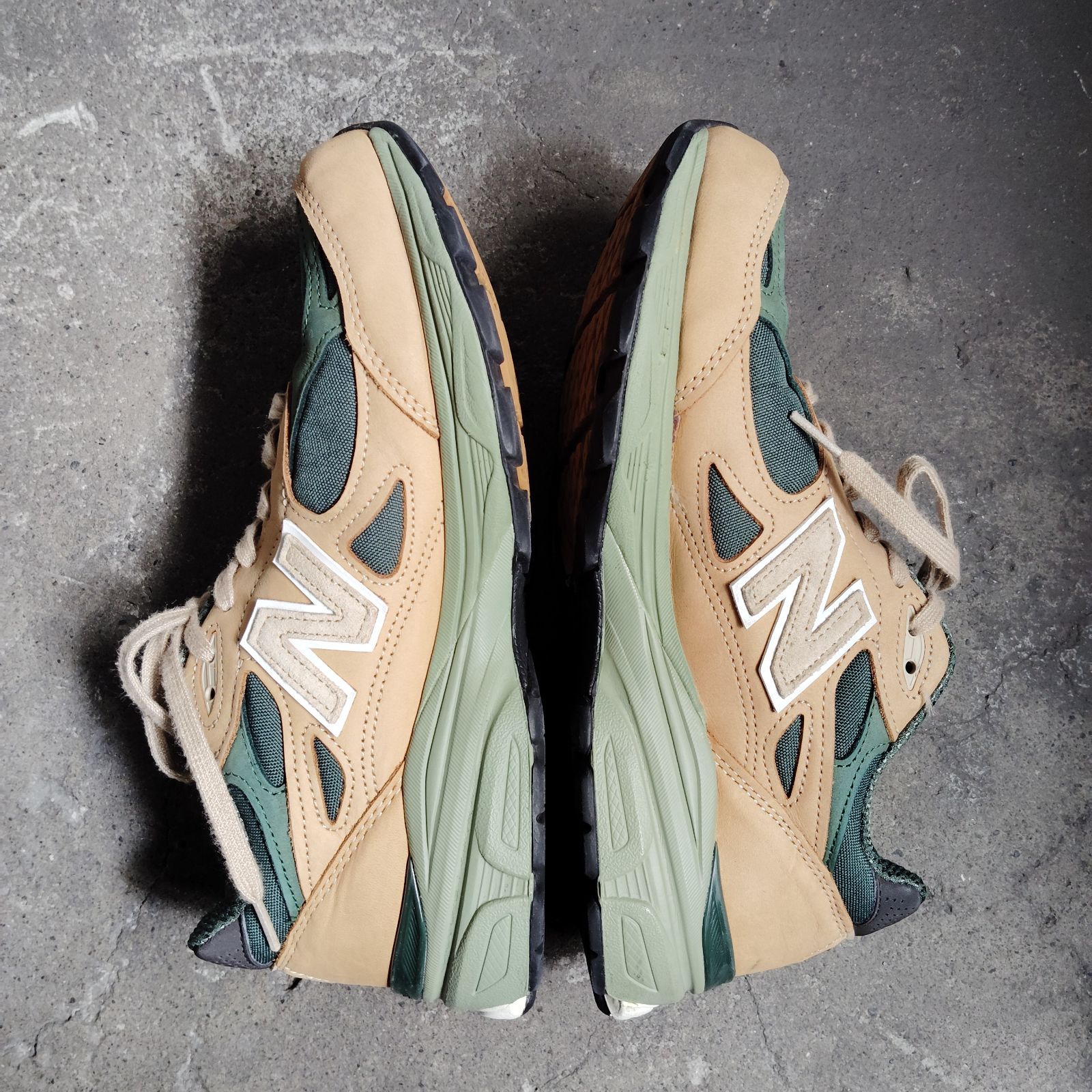 NEW BALANCE M990V3 WG3 Brown/Charcoal 26.5cm ニューバランス Teddy 
