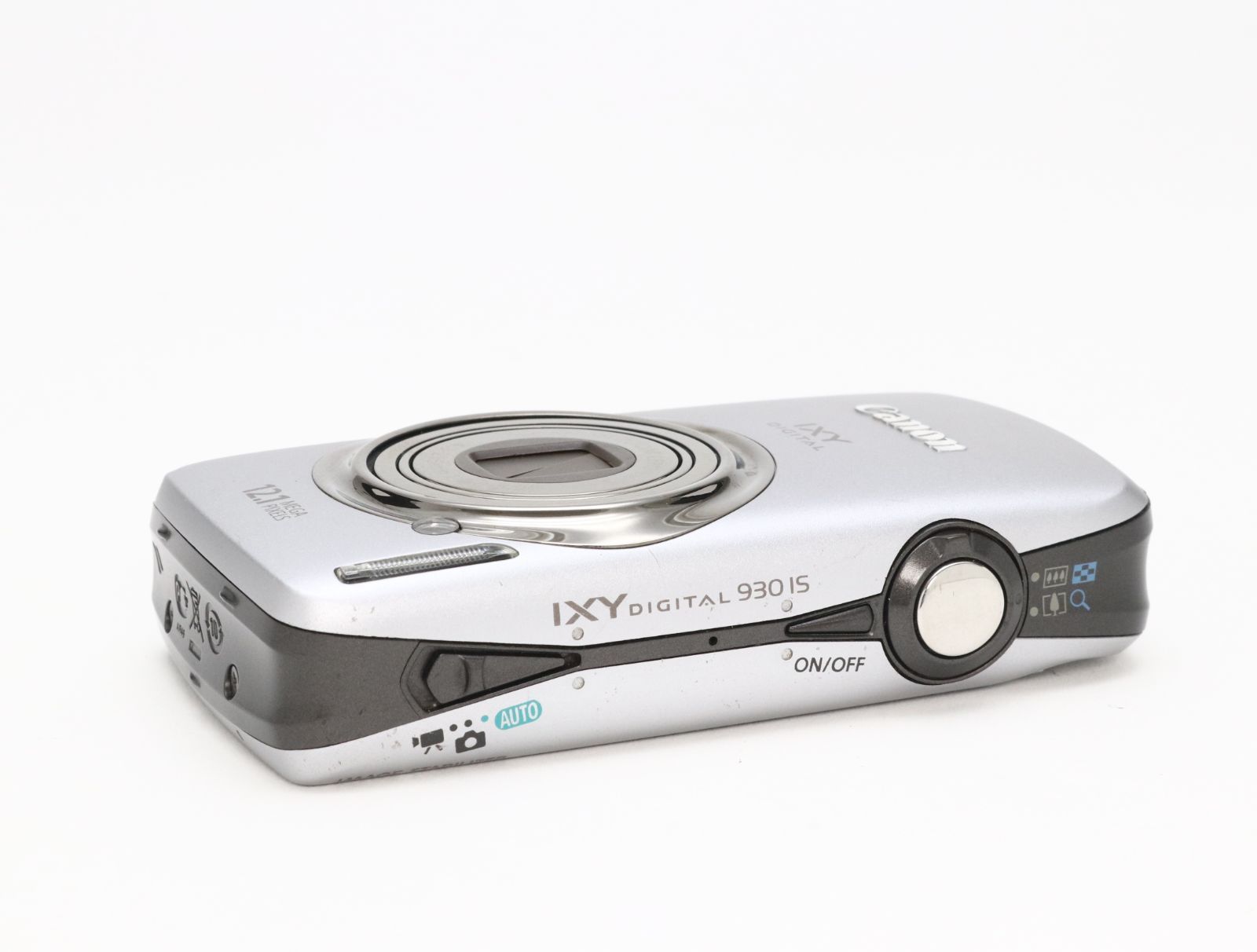 Canon IXY DIGITAL 930 IS 動作確認済み 側面端子蓋難あり B+ (並品) Canon キヤノン IXY DIGITAL 930 IS シルバー 初期不良返品