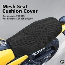 ヤマハ XSR 125 XSR125 LEGACY 2022 2023 2024 用オートバイアクセサリー 3D 防水通気性メッシュシートクッションカバー