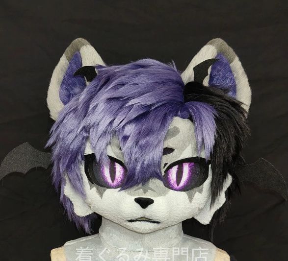 犬 猫 着ぐるみ ヘッド全頭 ヘッド ケモノ ファースーツ ぬいぐるみ コスプレ コスチューム Kurumi 一点物 C305