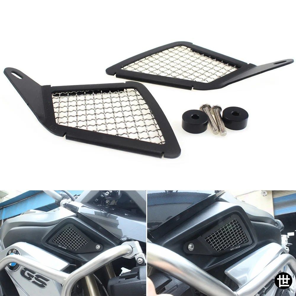 BMW R1200GS LC 2013-2017 R1200GS 2014用エアインテークプロテクターグリルガードカバー オートバイアクセサリーキャップ