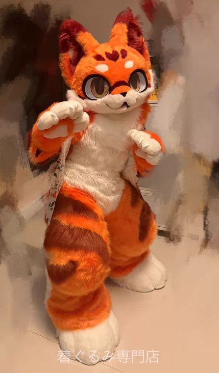 犬　猫　着ぐるみ ヘッド全頭　ヘッド ケモノ ファースーツ ぬいぐるみ コスプレ コスチューム Kurumi 一点物 C310