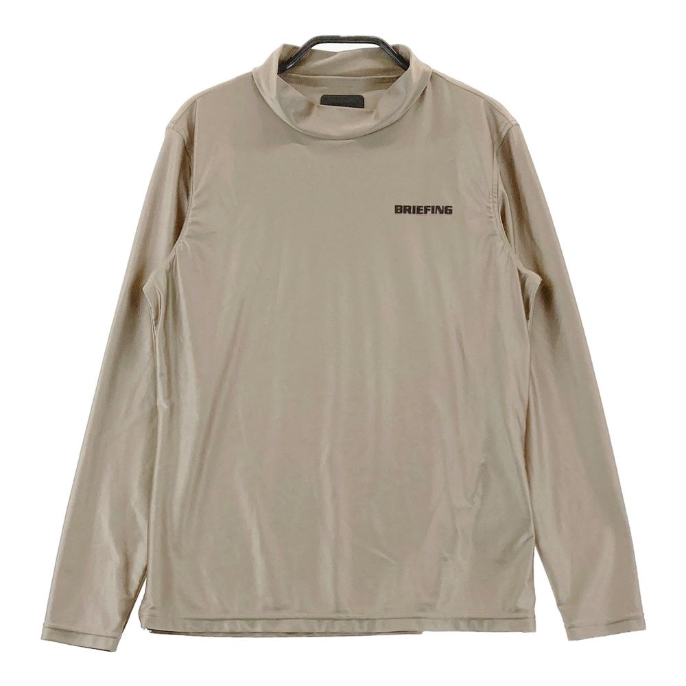 サイズ：S BRIEFING GOLF ブリーフィング ハイネック 長袖Tシャツ ゴールド系 [240101506859] ゴルフウェア レディース ストスト