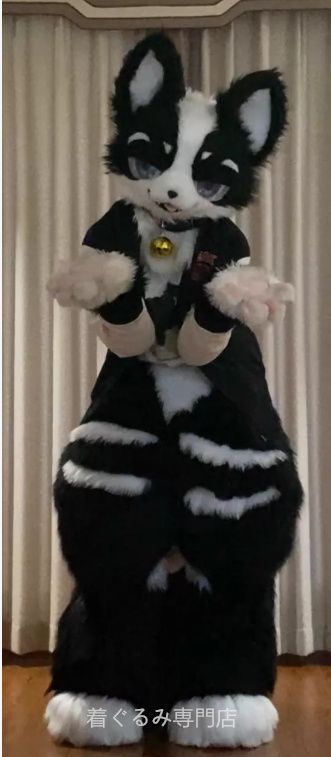 犬 猫 着ぐるみ ヘッド全頭 ヘッド ケモノ ファースーツ ぬいぐるみ コスプレ コスチューム Kurumi 一点物 C309