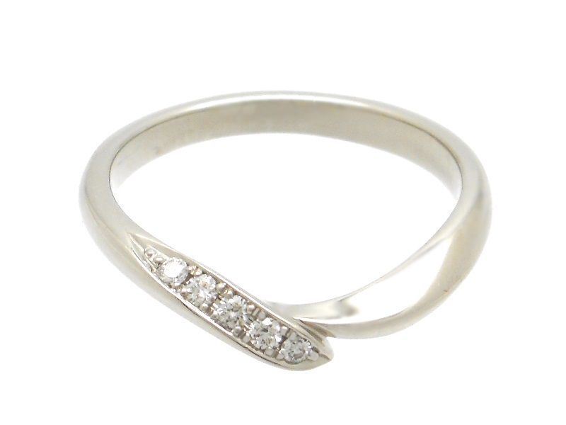 JEWELRY ジュエリー 貴金属 宝石 俄 NIWAKA リング 指輪 PT プラチナ ダイヤモンド 5号 2.9g 2121000028011【中古】200