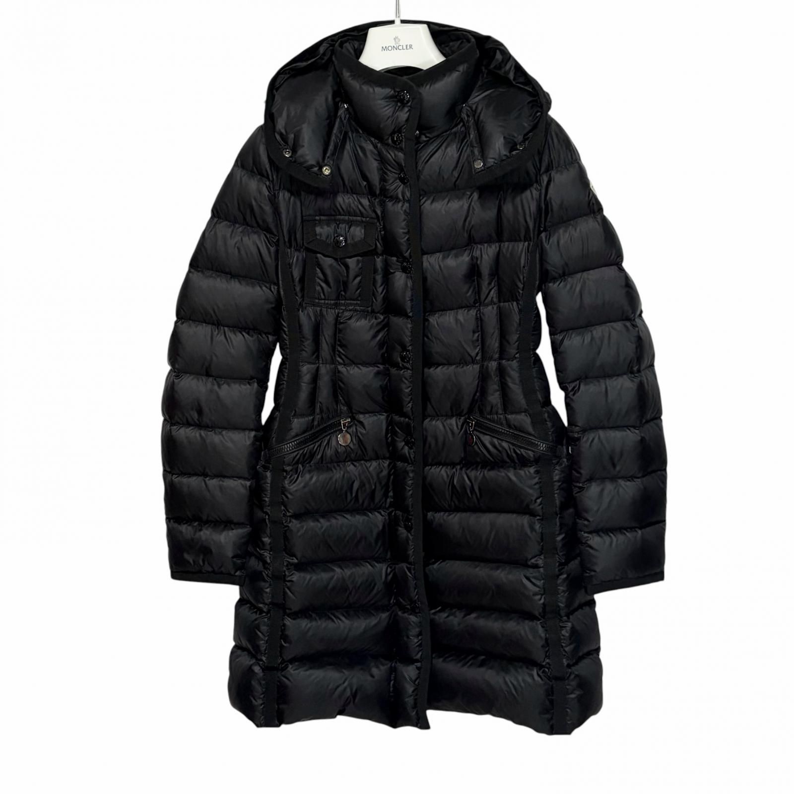 MONCLER/00 /ブラック /レディースダウンジャケット /HERMINE /型番320934933905