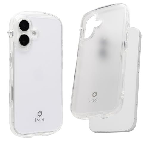 iFace Look in Clear Hybrid iPhone 16 ケース(クリア/フロスト)【アイフォン16 クリアケース アイフェイス 透明 スマホケース 耐衝撃 指紋が目立ちにくい すりガラス風 カバー ストラップホール付き】ma 442e7eda