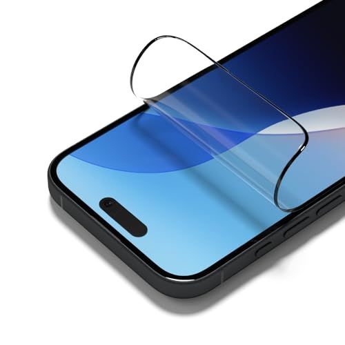 RHINOSHIELD (ライノシールド) iPhone 16 Plus / 15 Plus / 14 Pro Max 対応3D耐衝撃保護フィルムPRO - 透明|耐衝撃性 耐傷性 静電気防止 ブルーライトカット ガイド枠付属ma 4bb1ecd3