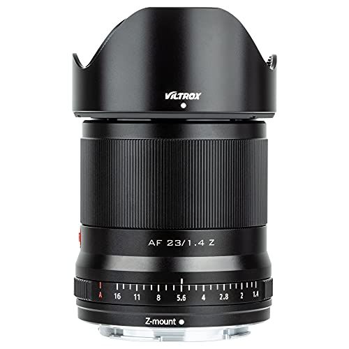 VILTROX AF 23mm F1.4 STM 広角レンズ 単焦点レンズ ニコンZマウント 交換レンズ 瞳AF対応 F1.4大口径 軽量 柔らかいボケ味 APS-Cフレーム スナップ 風景 建築 夜景撮影 Z5 Z50 Z6 Z6II Z7 30594c15