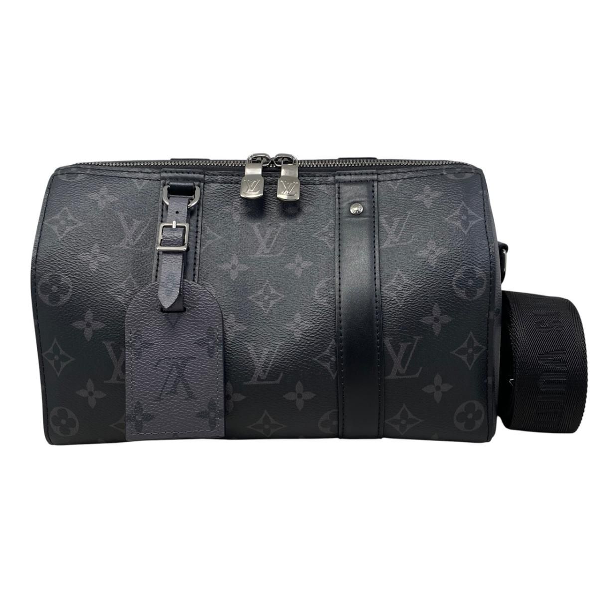 ☆ルイヴィトン シティ･キーポル ショルダーバッグ M45936 モノグラム エクリプス ブラック グレー LOUIS VUITTON