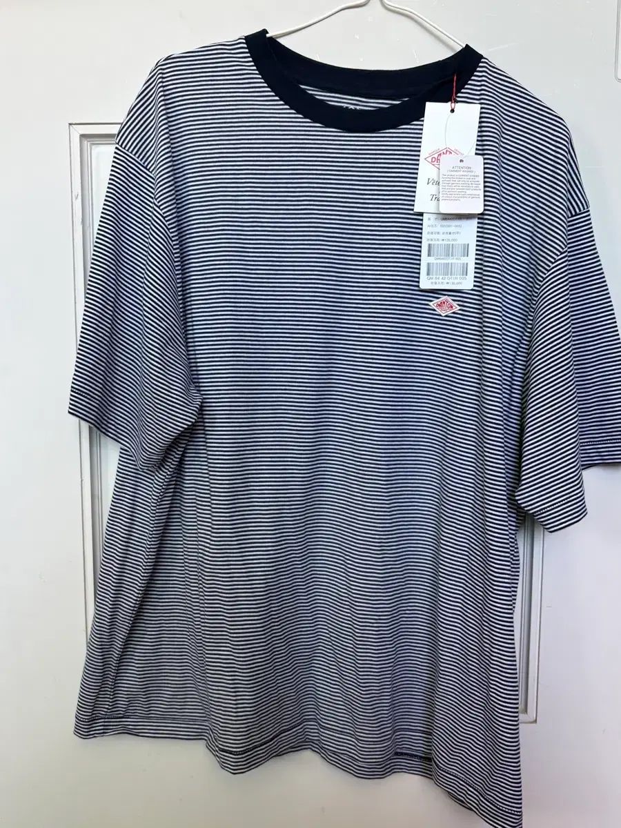 ダントン ストライプ 半袖 ネイビー 005 サイズ 新品