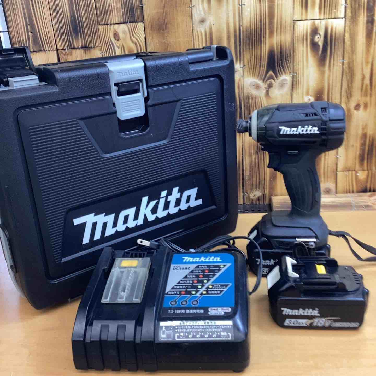 ★マキタ(makita) コードレスインパクトドライバー TD149DRFXB 18V3.0Ahバッテリー2個 充電器付き 代替ケース付き 【越谷店】