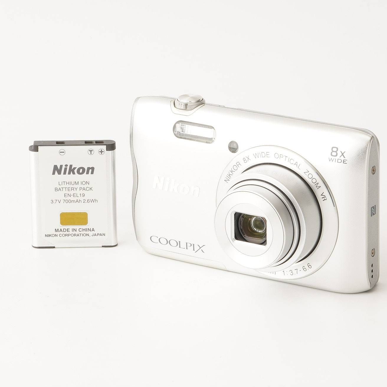 ニコン Nikon COOLPIX A300 シルバー 8X 広角 光学ズーム