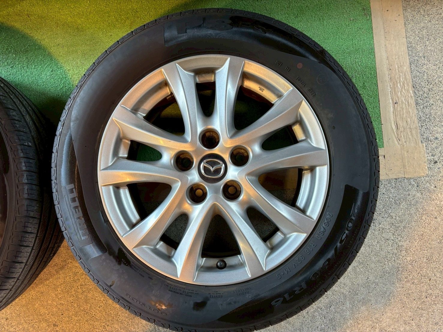 205/60R16 マツダアクセラ BM5AS 純正アルミホイール&夏タイヤ ☆マツダ アクセラスポーツ BM5FS ノーマルタイヤ純正ホイールセット