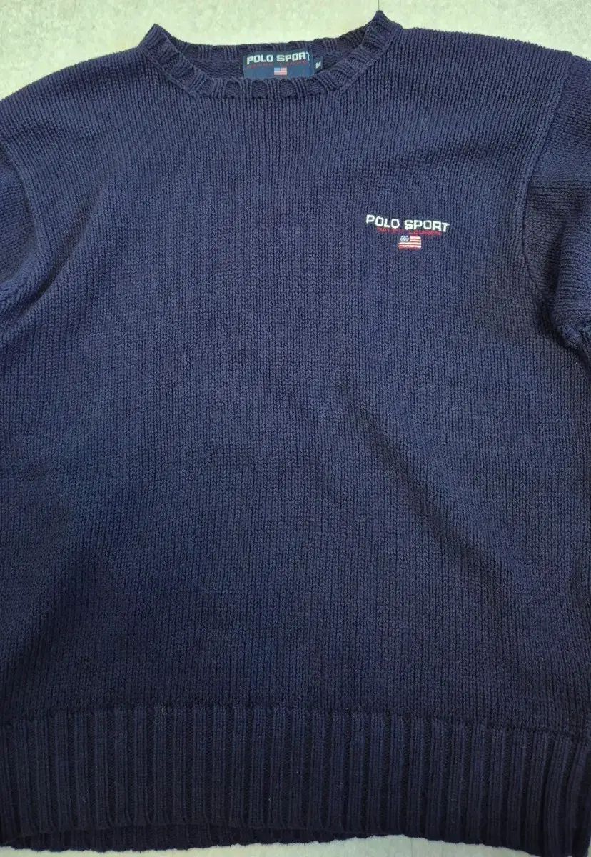 M POLO SPORT(ポロスポーツ) コットンセーター ネイビー