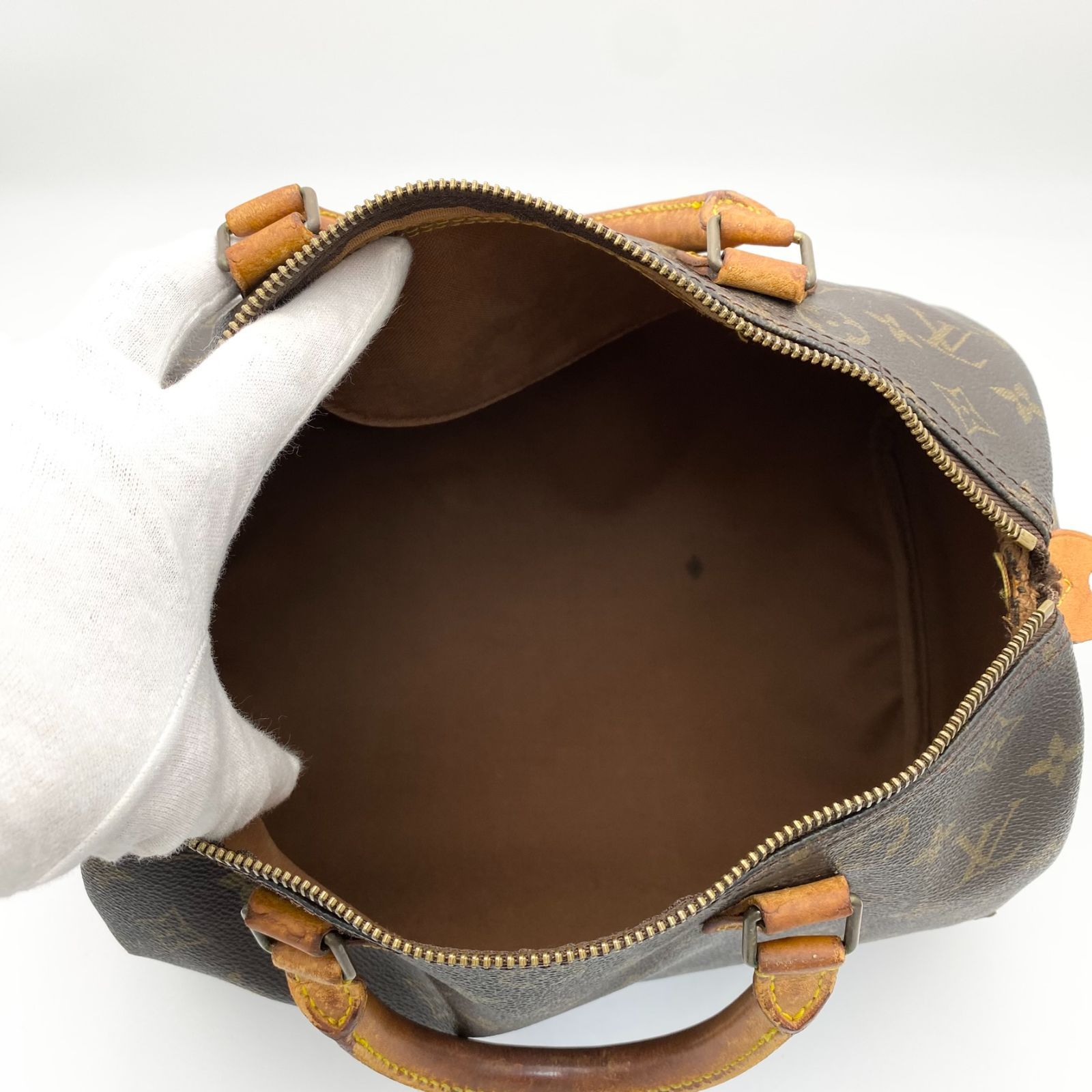 訳あり品】 LOUIS VUITTON モノグラム スピーディ30 ハンドバッグ 