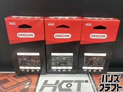 ■【保管品】OREGON オレゴン 21×80 21BPX-80E ソーチェーン3個セット チェーンソー替え刃【ハンズクラフト宮崎新名爪店】