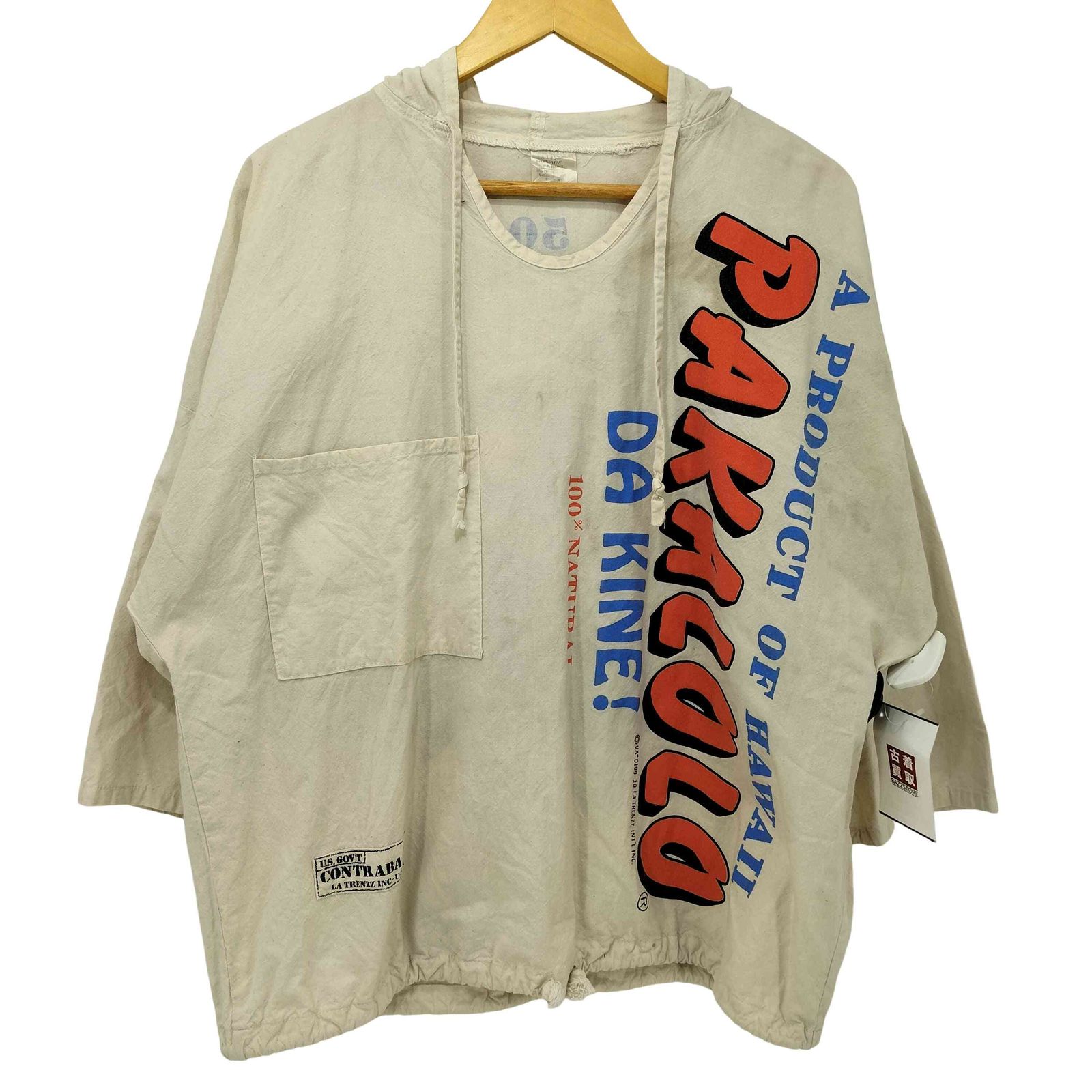 ユーズドフルギ USED古着 vintage la trenzz pakalolo Parka 麻 メンズ ONE SIZE
