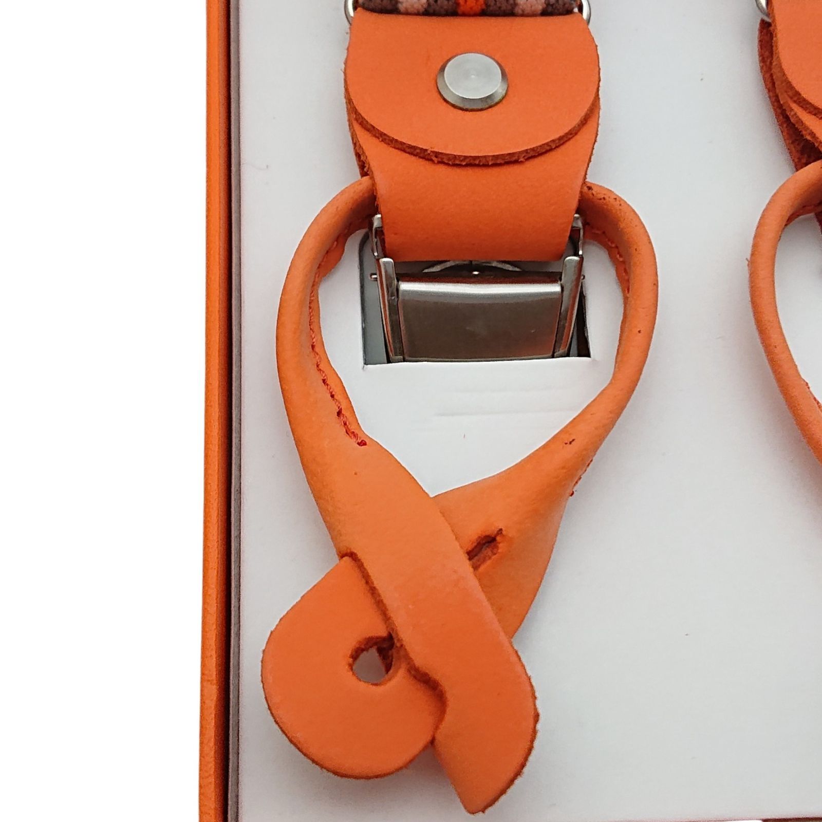美品】HERMES エルメス 銀座店オープン記念 サスペンダー Bretelles