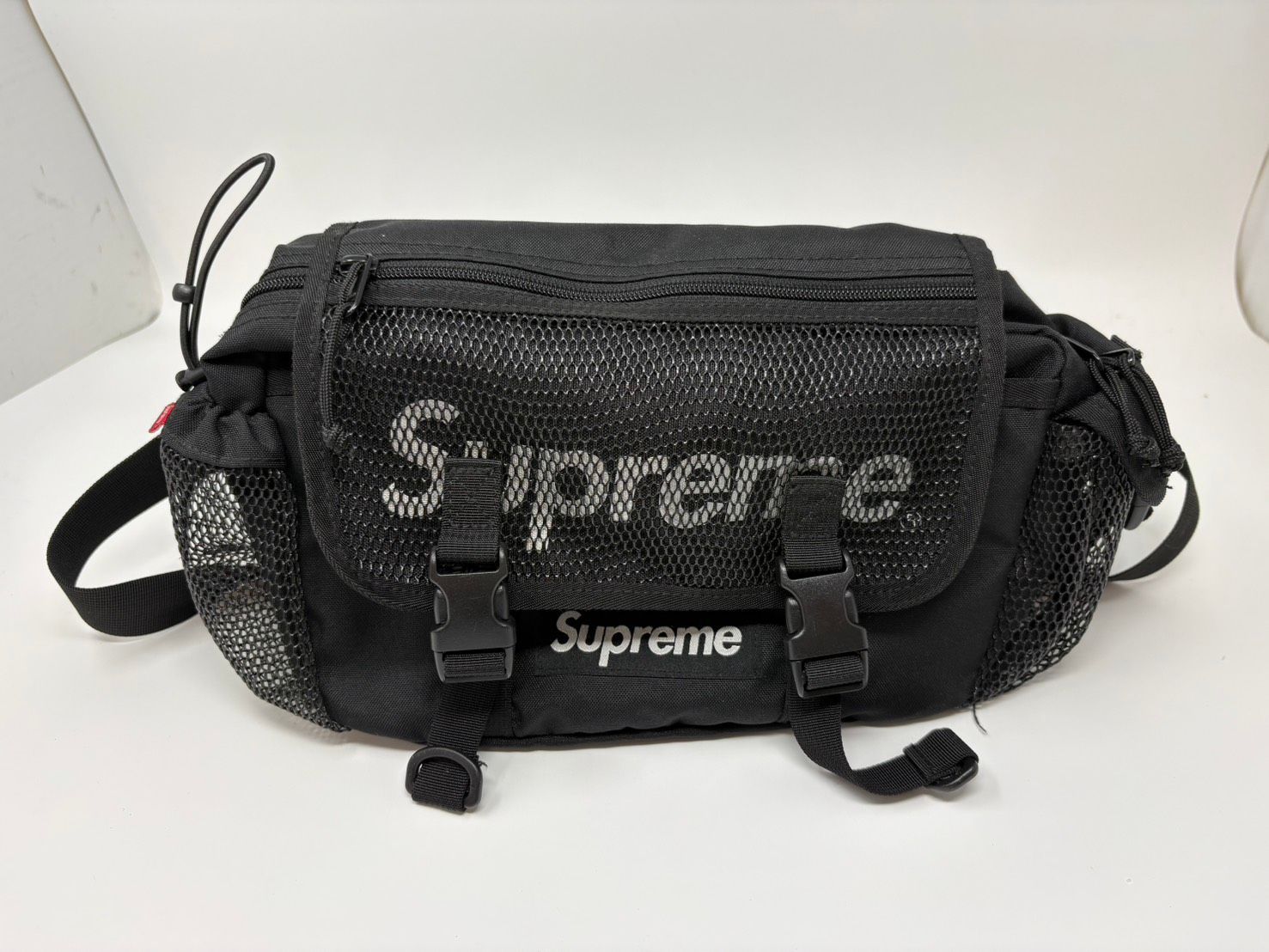 Supreme ボディバッグ 黒 1円 □美品□ Supreme シュプリーム